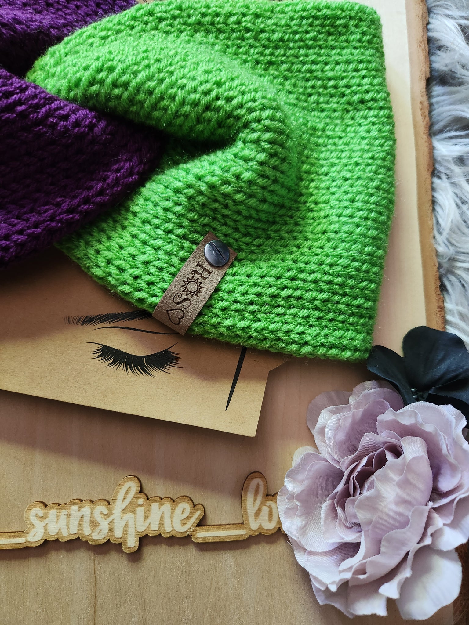 Two Toned Frankenstein Twisted Headband